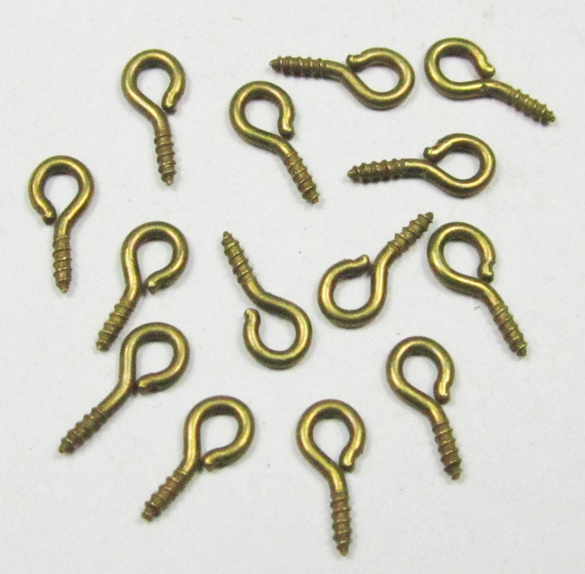 300pcs Antique bronze Eye Pin Screw in pins Jewelry findings Etsy