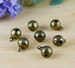 25pcs Antique Bronze Tinkle Bell Charm Charm Pendants 10mm F105-3 