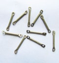 Connectors -300pcs Antique Bronze Bar Connectors Jewelry Findings 2x15mm