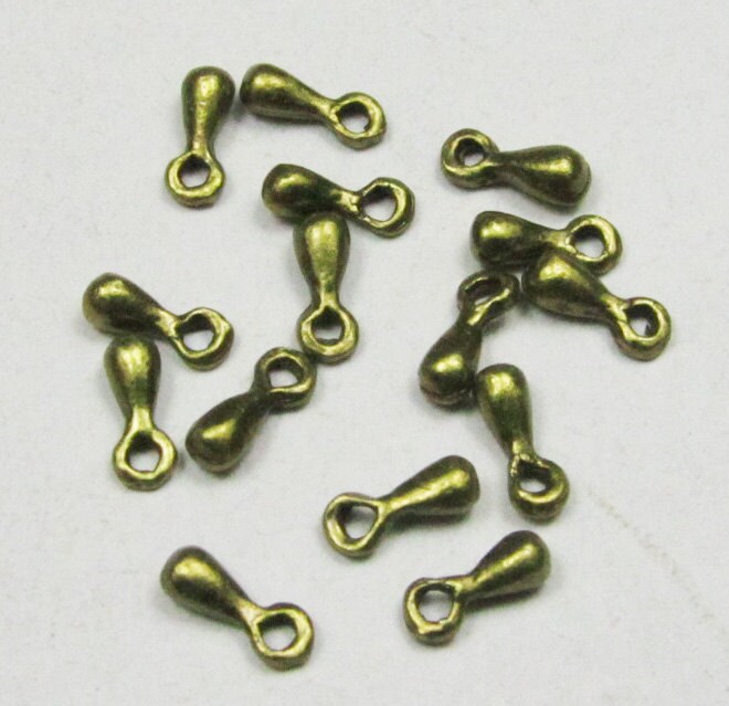 Tear Drop Charm -100pcs Mini Rain Drop spacer Charm for necklace Find…