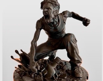 Addiction Recovery Sculpture – Sobriety Anniversary Gift, Mental Health Art, Strength Over Addiction Statue