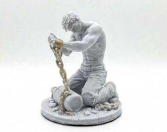 No More- Breaking Free | Addiction Recovery Sculpture | Sobriety Gift | AA Sober Milestone Statue | Recovery Art