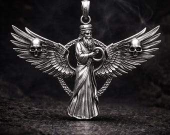 Collar Faravahar – Colgante de plata de ley con símbolo persa