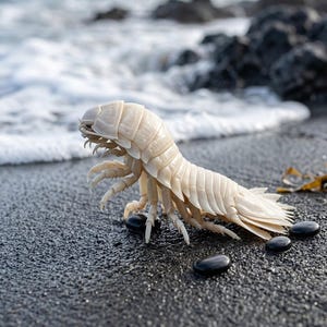 Ethically Sourced Giant Isopod Specimen | Preserved Marine Oddity for Natural History Collectors & Unique Decor