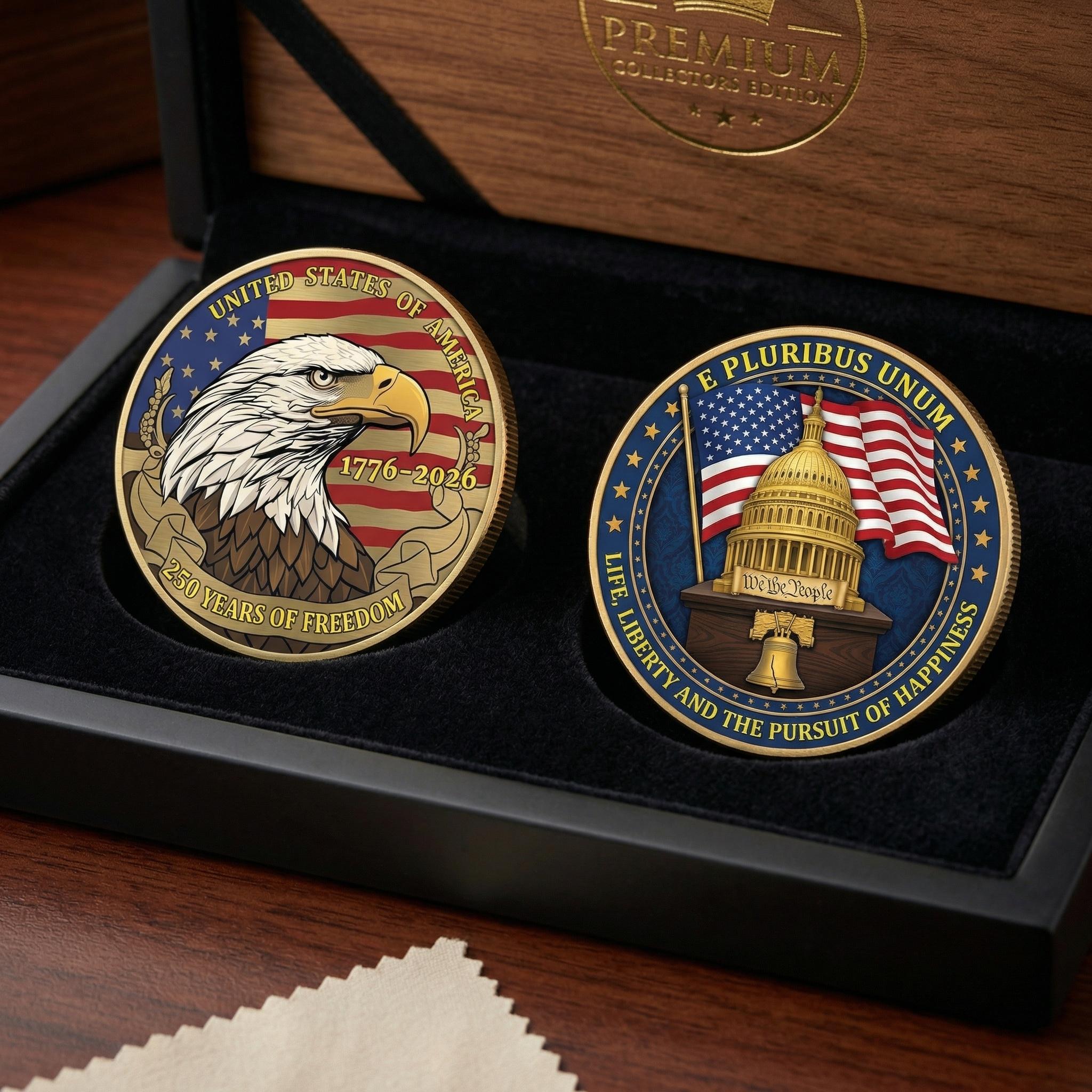 E pluribus unum coin - Etsy 日本