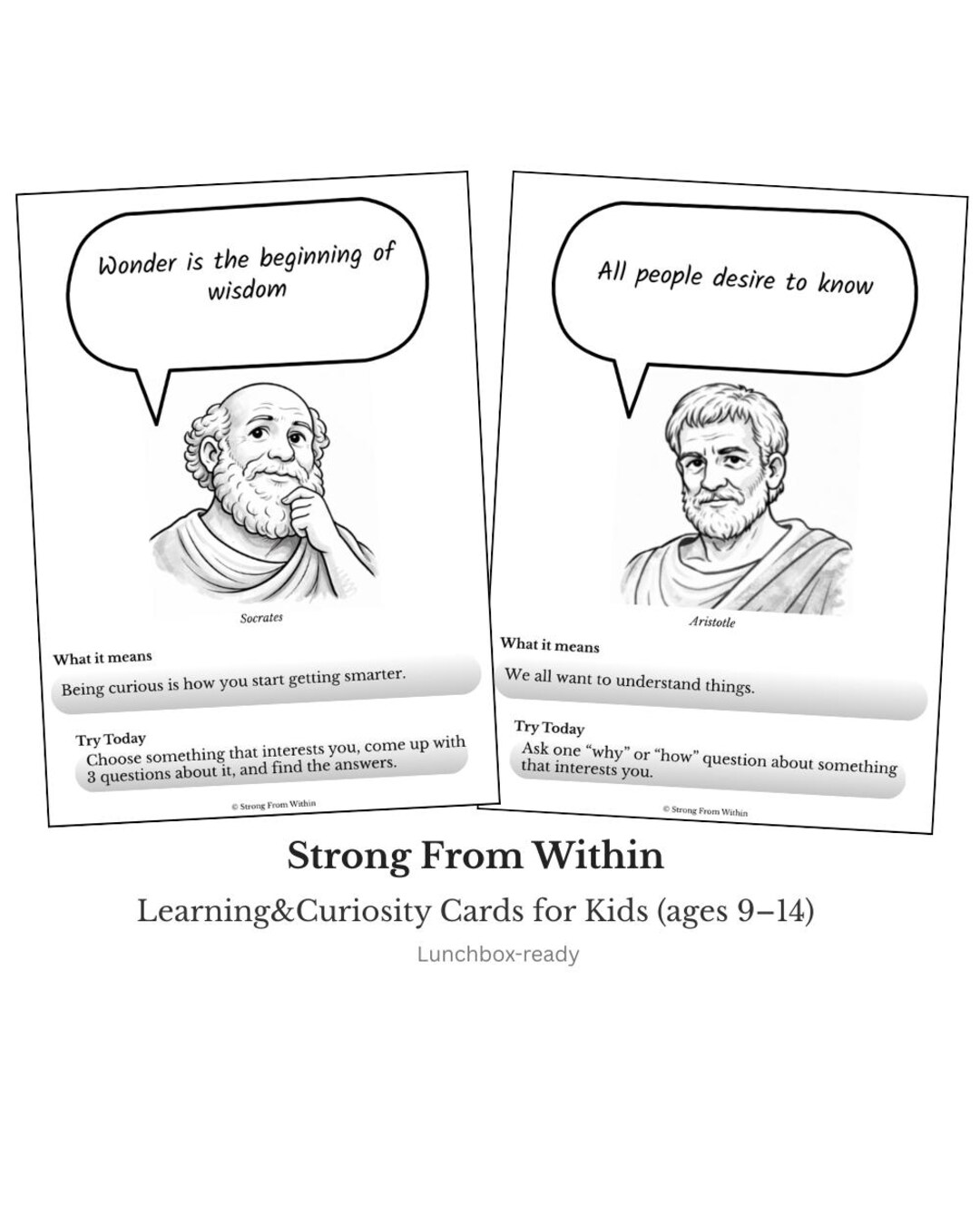 Curiosity Learning Line Curiosity & Learning Cards for Kids (ages 9–14) | Critical Thinking ...