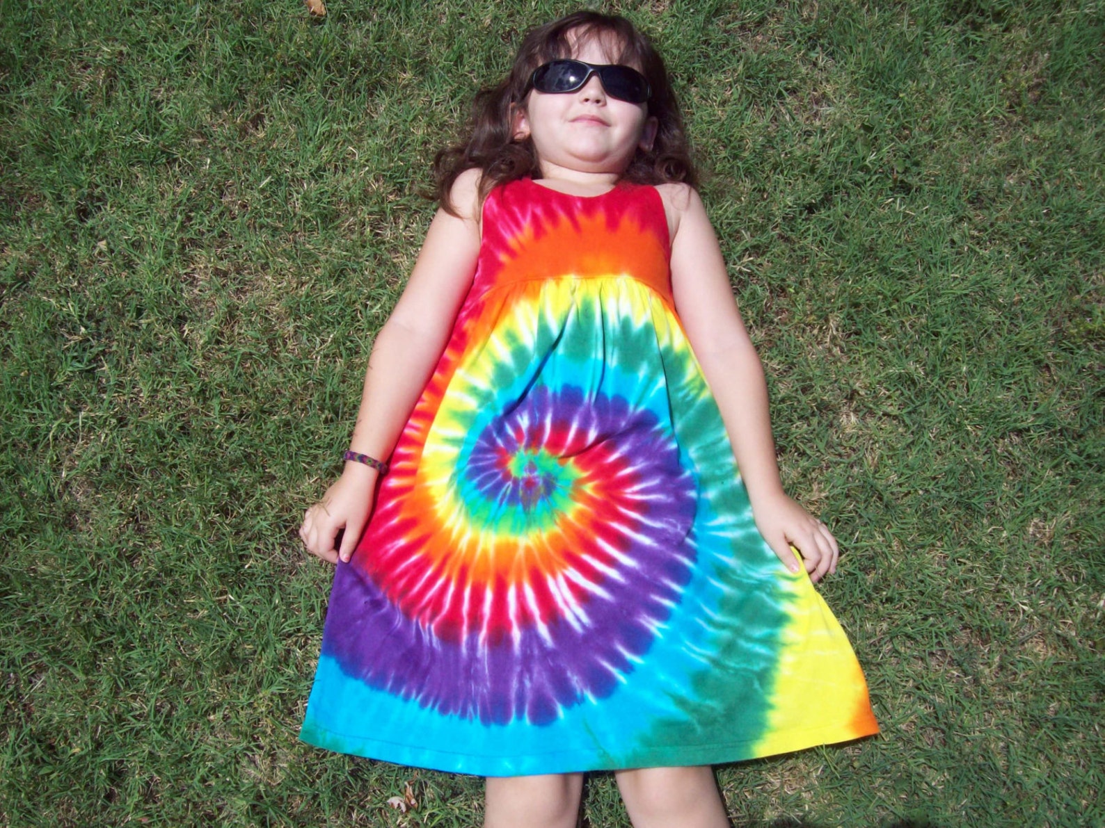 Girls Tie Dye Dress Baby Tie Dye Dress Tank Sleeve Rainbow Etsy
