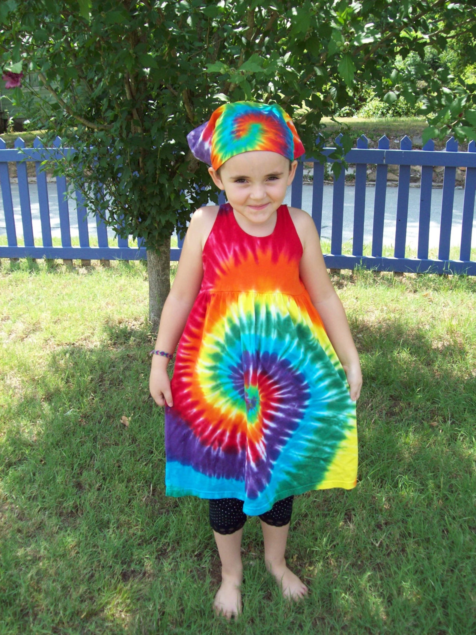 Girls Tie Dye Dress Baby Tie Dye Dress Tank Sleeve Rainbow Etsy