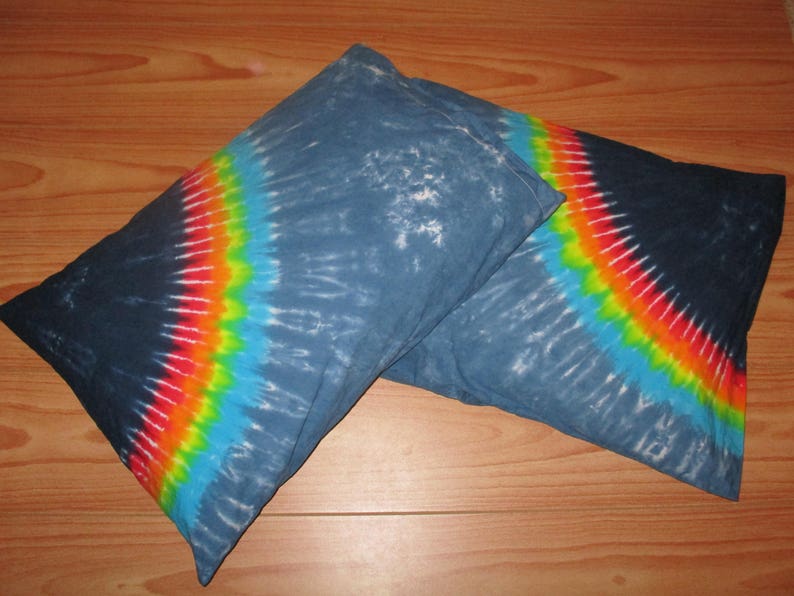 2 Tie Dye Pillow Cases Set of 2 tie dye pillowcases tie Etsy