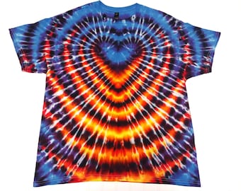 S M L XL 2XL 3XL 4XL 5XL 6XL Koszulka tie-dye, dziecięca, dorosła, duży rozmiar tie-dye, tie-dye WigWag Heart
