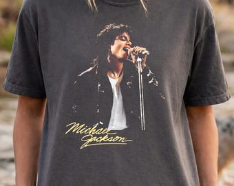 Michael Jackson Vintage Graphic T-Shirt, Unisex Cotton Tee