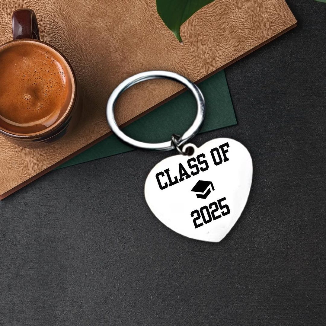 Class of 2025 Keychain, Graduation Gift Key Ring, Senior Graduation ...