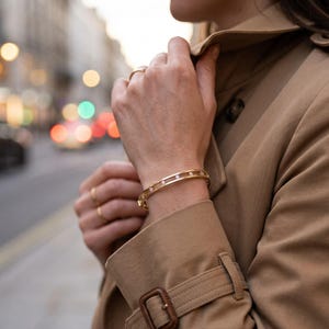 Bangle Bracelet Minimalist Bracelet, Dainty Bracelet, Solid Bangle Bracelet, Vintage Bracelet, Gift for Her, Gold Bracelet