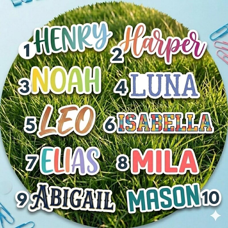 Custom Name Stickers, Color Name Sticker, Daisy Name Sticker, Vinyl ...
