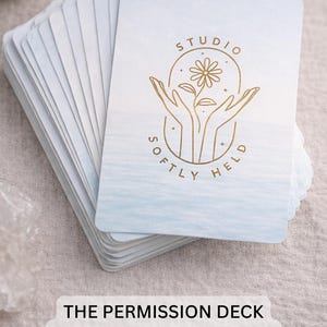 Permission Card Example Printable Permission Cards | Self Care Affirmations, Nervous System ...