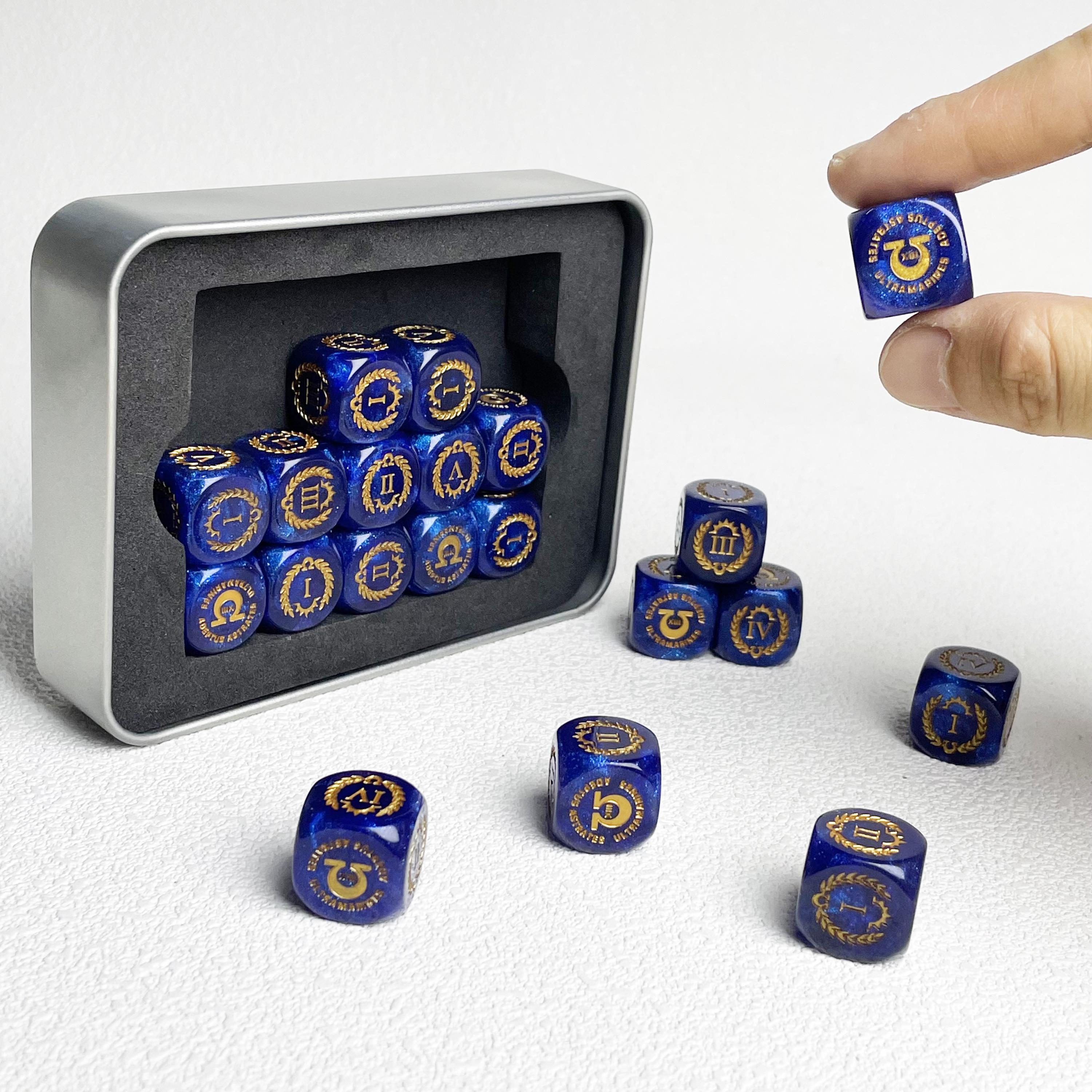 Ultramarine Dice - Etsy