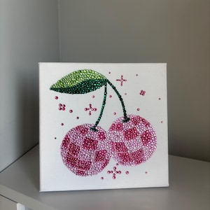 Kit de pintura de diamantes DIY - Diamantes de imitación - Lienzo 20 x 20 cm