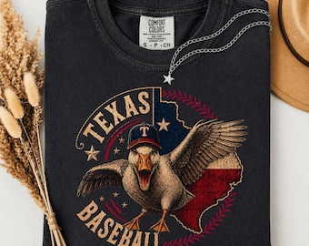 Texas Goose Baseball PNG, Vintage Texas Baseball PNG, Retro Goose Spieltag PNG, Texas Baseball PNG, Varsity Sports Team PNG, Sublimation PNG