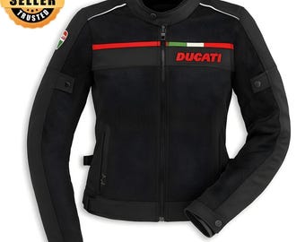 Ducati Flow 12 textieljack – Premium Protection: rijjack van mesh-airtextiel.