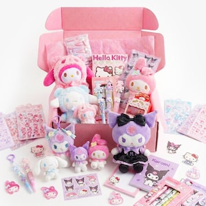 Large Kitsu Krate | Kawaii Mystery Box | Sanrio and Friends Plushies, Stationery, Hair Accessories & More