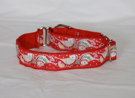 christmas martingale dog collars