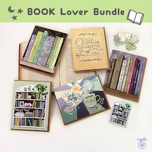 BOOK Lover * Kartenset, Geschenk für ihre Bücher, die Liebesbriefe lesen Liebeskarten Librrian Geschenk Grußkarten Ich liebe Bücher