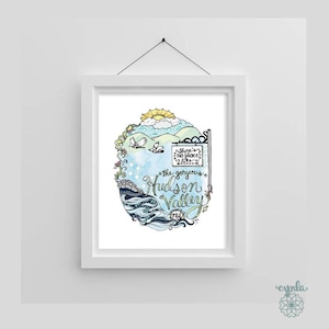 Hudson Valley Wand Kunst Druck - 200x300 Raum Dekor Reise Poster Hudson River Valley New York Hochzeit Geschenk Einzug Natur Illustration