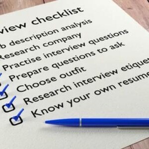 Checklista för intervjuer inför sjukvård och kundsupport | Utskrivbar PDF | Förberedelseguide för jobbintervju