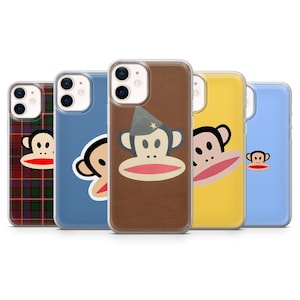 Paul Frank mobilskal | Apa Julius | Fodral för iPhone 17pro, 16, 15, 14, 13, 12, Samsung S25, S24, S23FE, S22, A26, A16, A56, Pixel 10,9,8A