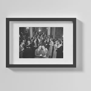 Impresión fotográfica del baile Queer de la década de 1930 / Arte mural de fiesta de la era de Weimar