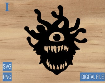 Beholder Icon Dungeons and Dragons Svg - Etsy