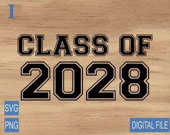 Graduation 2028 Svg - Etsy
