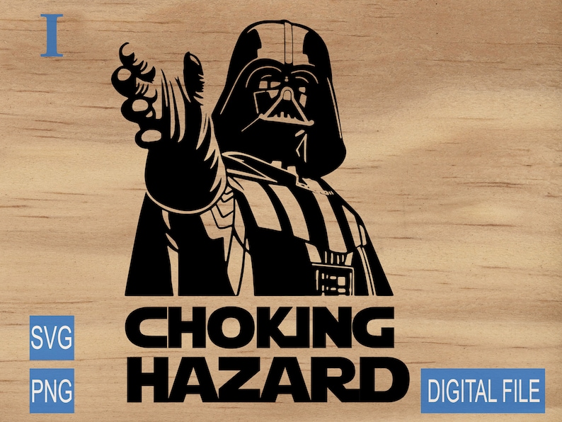 Choking Hazard Svg Darth Vader Svg Star Wars Svg Cut File | Etsy Hong Kong