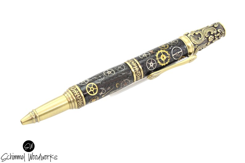 Victorian Style Vintage Watch Parts Pen Etsy