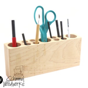 Reclaimed Wood Desk Organizer