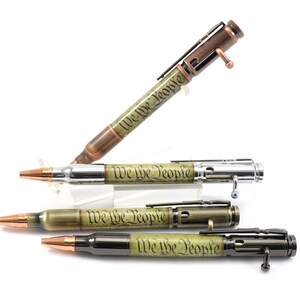 We the People Bolt Action Bullet Pen- Preamble Pen