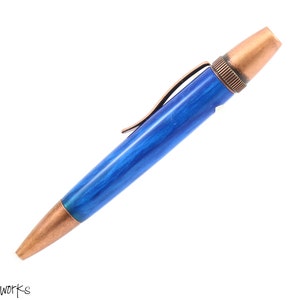 Blue & Copper Pen