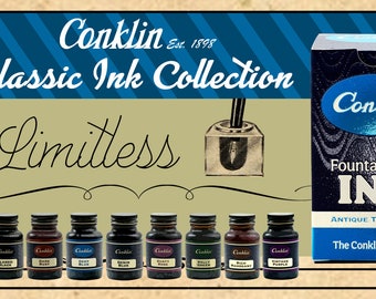 Bottled Fountain Pen Ink - Conklin Ink