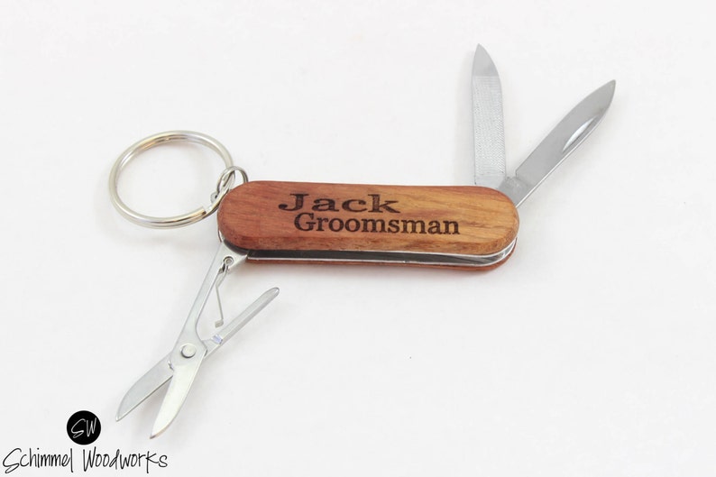 Personalized Engraved Knife keychain for Gift Comes in gift Etsy