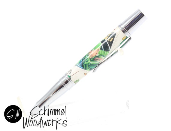 Green Arrow Pen Comic Book Stamp Pen 