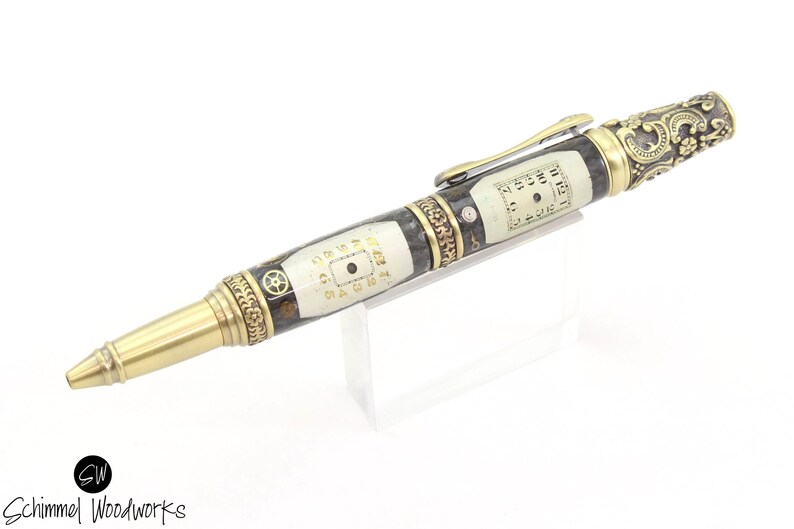 Victorian Style Vintage Watch Parts Pen Etsy