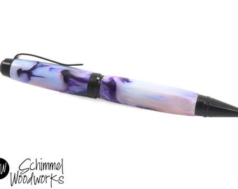 Purple Abalone Swirl Pen