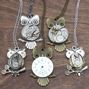 Steampunk Owl Necklace