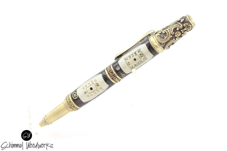 Victorian Style Vintage Watch Parts Pen Etsy