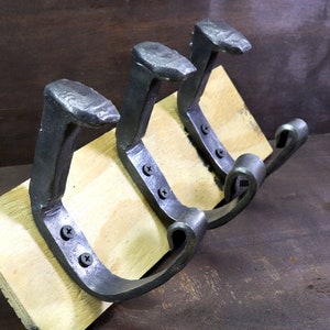 Railroad Spike Wall Hooks