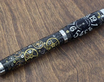 Franck Muller Fountain Pen - Vintage Franck Muller Watch Pen - Stainless Steel Pen