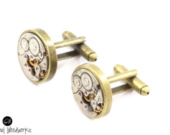 Watch part Cufflinks