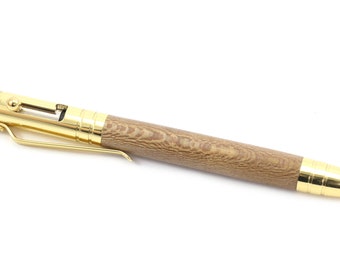 Leopard Wood Bullet Pen