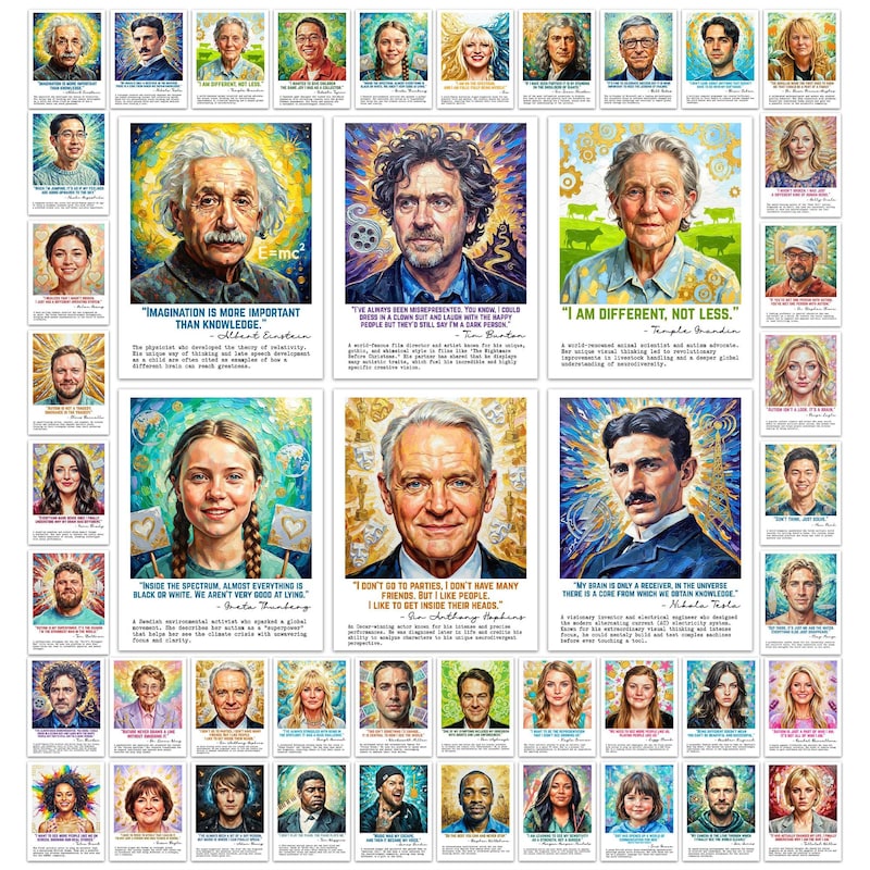 Autism Art Printable - Etsy UK