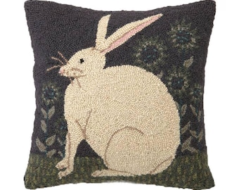 Hare with Sunflowers Hook Pillow - Warren Kimble